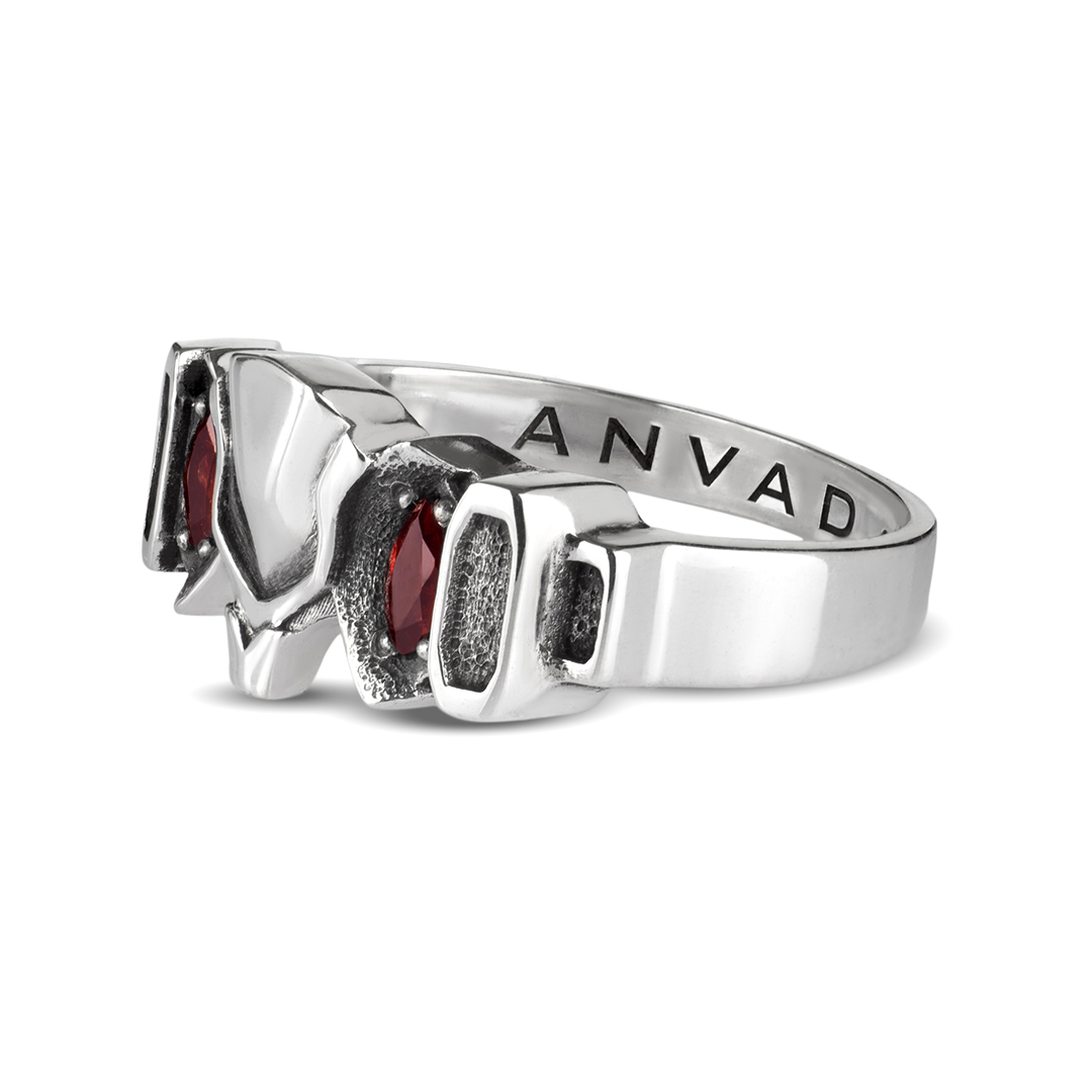 commandor ring silver mass effect transformer alien