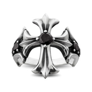 salvation christian cross ring black