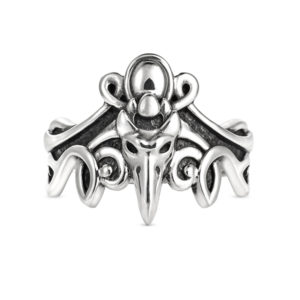 night rustle elven silver ring
